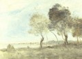 Les Peupliers, Souvenir D'Arleux-Du-Nord - Jean-Baptiste-Camille Corot