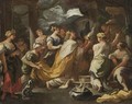 The Idolatry Of Solomon - (after) Luca Giordano
