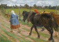 Returning To The Farm - Nikolai Vasilevich Pirogov