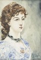 Tete De Jeune Femme - Henri De Toulouse-Lautrec