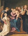 The Holy Family With Saint Margaret And Angels - (after) Giuseppe (d