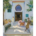 My Studio Door, Tangier - Sir John Lavery