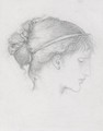 Head Of A Girl, Possibly Maria Zambaco - Sir Edward Coley Burne-Jones