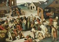 The Seven Acts Of Mercy - (after) Pieter The Younger Brueghel