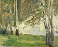 Birch Trees On The Banks Of Wannsee, To The East - Max Liebermann