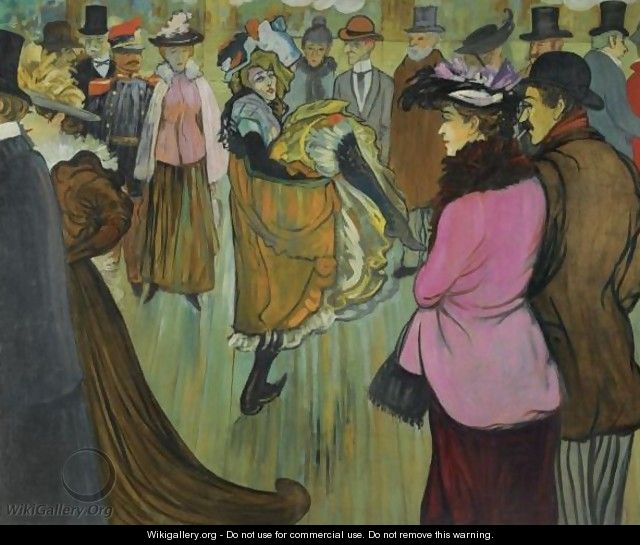 Au Moulin Rouge - Louis Anquetin - WikiGallery.org, the largest gallery ...