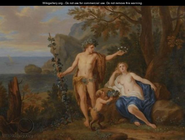 Bacchus And Ariadne - Victor Honore Janssens