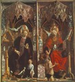 Altarpiece of the Church Fathers- St Augustine and St Gregory c. 1483 - Michael Pacher