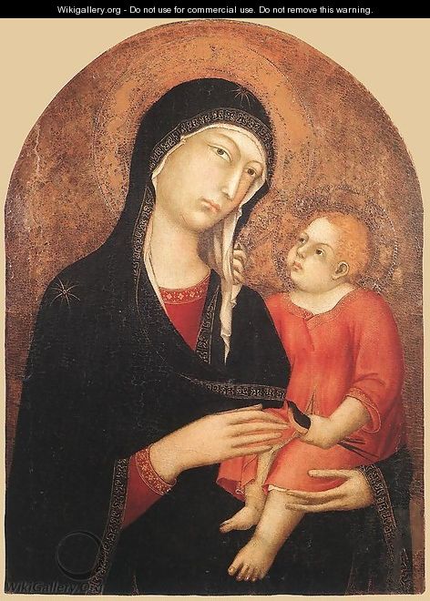 Madonna and Child (from Castiglione d'Orcia) 1320-25 - Louis de ...