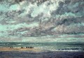Marine--Les Equilleurs - Gustave Courbet